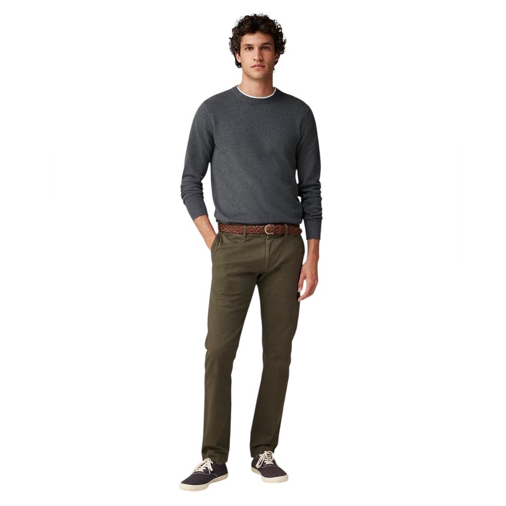 NWT J Crew 484 Slim Stretch Chino Pants 36x32 Green Men’s